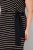 Ulla Popken 848921 Robe en jersey rayée à ceinture à nouer Noir - Robes maxi - Robes longues pour femmes rondes