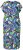 Ulla Popken 848980 Robe chemise fleurie Lilas - Robes midi - Robes mi-longues pour femmes rondes