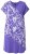 Ulla Popken 849033 Robe en mousseline imprimée Lilas - Robes - Des robes dans toutes les tailles