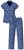 Ulla Popken 849144 Pyjama à imprimé animal Bleu marine - Pyjamas/vêtements de détente - 