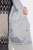Ulla Popken 849221 Gilet matelassé à col côtelé Gris - Gilets sans manches - 