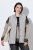 Ulla Popken 849221 Gilet matelassé à col côtelé Gris - Gilets sans manches - 