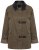 Ulla Popken 849246 Veste en similicuir Vert olive - Vestes - Vestes grande taille pour femme