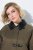 Ulla Popken 849246 Veste en similicuir Vert olive - Vestes - Vestes grande taille pour femme