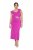 Ulla Popken 849508 Robe de soirée Lilas - Robes de soirée - Robes de soirée en grandes tailles