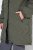 Ulla Popken 849552 Manteau matelassé Vert olive - Manteaux - Manteaux grande taille pour femme