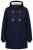 Ulla Popken 849619 Veste HYPRAR imperméable doublée teddy Bleu marine - Vestes - Vestes grande taille pour femme
