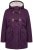 Ulla Popken 849619 Veste de pluie Violet foncé - Vestes - Vestes grande taille pour femme
