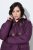 Ulla Popken 849619 Veste de pluie Violet foncé - Vestes - Vestes grande taille pour femme