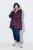 Ulla Popken 849619 Veste de pluie Violet foncé - Vestes - Vestes grande taille pour femme