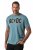 JP1880 849790 AC/DC Classic Logo T-shirt Bleu turquoise - T-shirts de groupes - T-shirts de groupes de musique