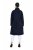Ulla Popken 849803 Manteau stretch à col haut Bleu marine - Manteaux - Manteaux grande taille pour femme