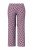 Ulla Popken 849850 Pyjama à carreaux Rouge baie - Pyjamas/vêtements de détente - 