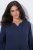 Ulla Popken 849856 Robe à volants Bleu marine - Robes midi - Robes mi-longues pour femmes rondes