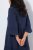 Ulla Popken 849856 Robe à volants Bleu marine - Robes midi - Robes mi-longues pour femmes rondes