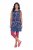 Ulla Popken 849887 Robe en jersey sans manches Bleu marine - Robes en jersey - 