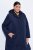 Ulla Popken 849908 Veste de pluie Bleu marine - Vestes - Vestes grande taille pour femme