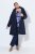 Ulla Popken 849908 Veste de pluie Bleu marine - Vestes - Vestes grande taille pour femme