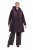 Ulla Popken 849908 Veste de pluie Bordeaux - Vestes - Vestes grande taille pour femme