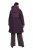 Ulla Popken 849908 Veste de pluie Bordeaux - Vestes - Vestes grande taille pour femme