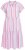 Ulla Popken 849969 Robe mi-longue rayée à volants Rose - Robes midi - Robes mi-longues pour femmes rondes