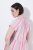 Ulla Popken 849969 Robe mi-longue rayée à volants Rose - Robes midi - Robes mi-longues pour femmes rondes