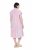 Ulla Popken 849969 Robe mi-longue rayée à volants Rose - Robes midi - Robes mi-longues pour femmes rondes