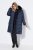 Ulla Popken 850041 Manteau matelassé Bleu marine - Manteaux - Manteaux grande taille pour femme