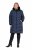 Ulla Popken 850041 Manteau matelassé Bleu marine - Manteaux - Manteaux grande taille pour femme