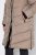 Ulla Popken 850041 Manteau matelassé Taupe - Manteaux - Manteaux grande taille pour femme