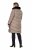 Ulla Popken 850041 Manteau matelassé Taupe - Manteaux - Manteaux grande taille pour femme