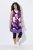 Ulla Popken 850175 Robe en jersey sans manches à poches Lilas - Robes en jersey - 