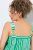 Ulla Popken 850197 Robe rayée à volants Vert - Robes d'été - Robes légères d'été en grande taille