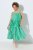 Ulla Popken 850197 Robe rayée à volants Vert - Robes d'été - Robes légères d'été en grande taille
