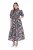 Ulla Popken 850298 Robe chemise fleurie Bleu marine - Robes maxi - Robes longues pour femmes rondes