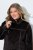 Ulla Popken 850310 Veste en fausse fourrure Marron foncé - Vestes - Vestes grande taille pour femme