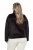 Ulla Popken 850310 Veste en fausse fourrure Marron foncé - Vestes - Vestes grande taille pour femme