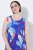 Ulla Popken 850367 Robe en jersey imprimée Bleu marine - Robes en jersey - 