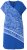 Ulla Popken 850389 Robe en mousseline imprimée Bleu - Robes - Des robes dans toutes les tailles