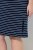 Ulla Popken 850401 Chemise de nuit fleurie Bleu marine - Chemises de nuit - 