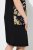 Ulla Popken 850406 Robe en mousseline imprimée Noir - Robes - Des robes dans toutes les tailles
