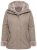 Ulla Popken 850509 Veste en fausse fourrure Taupe - Vestes - Vestes grande taille pour femme