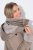 Ulla Popken 850509 Veste en fausse fourrure Taupe - Vestes - Vestes grande taille pour femme