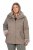 Ulla Popken 850509 Veste en fausse fourrure Taupe - Vestes - Vestes grande taille pour femme