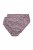 Ulla Popken 850538 Culottes à fleurs en coton bio lot de 2 Marron - Culottes - 