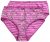 Ulla Popken 850538 Culottes à fleurs en coton bio lot de 2 Violet - Culottes - 