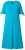 Ulla Popken 850724 Robe mi-longue à manches courtes et ceinture à nouer Turquoise - Robes midi - Robes mi-longues pour femmes rondes