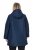 Ulla Popken 850794 Manteau technique Bleu marine - Manteaux - Manteaux grande taille pour femme