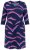 Ulla Popken 850920 Robe en jersey Bleu marine - Robes - Des robes dans toutes les tailles