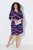 Ulla Popken 850920 Robe en jersey Bleu marine - Robes - Des robes dans toutes les tailles